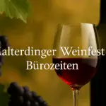 Malterdingen – Weinfest 2025 Öffnungszeiten